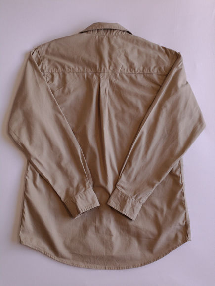 Carhartt | Men's Beige Tan Long Sleeve Work Shirt Workwear Regular Fit | M - Picture 3 of 8